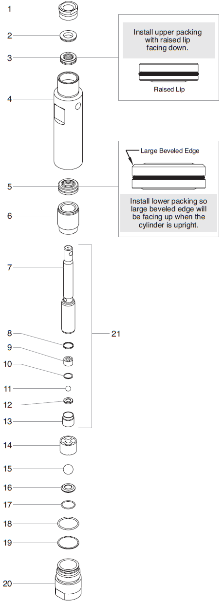 EPX2555 Advantage Series Fluid Section Assembly